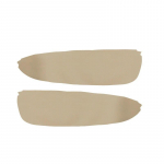 2 tk Pehmest nahast esiukse k&auml;etoe kate BMW 3. seeria E46 1998 - 2006 auto ukse k&auml;etoe paneeli katte nahka kaitsev trimm must