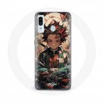 Coque pour Samsung Galaxy A40 Demon Slayer Tanjiro Anime Manga - Maniacase