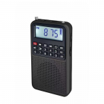 Bluetooth FM-raadio koos TF-kaardi pesaga diktofoniga taskulamp LED-valgusti k&otilde;rvaklappide pesa laetav aku CHINA must