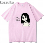 100% puuvillane Azumanga Daioh Ayumu Kasuga naiste suvine T-s&auml;rk, lahtised l&uuml;hikeste varrukatega, vabaaja p&otilde;his&auml;rk, O-kaelusega, &uuml;hev&auml;rviline riietus XL