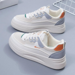 Kevad ja s&uuml;gis Uued valged kingad Naiste jalan&otilde;ud All-Match lauajalatsid Hingav platvorm S&uuml;gisjalatsid Moodsad &otilde;pilaste spordijalatsid 35 khaki