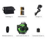 16 rida 4D lasertase roheline joon isetasanduv 360 horisontaalne ja vertikaalne &uuml;liv&otilde;imas lasertase roheline kiire lasertase pruun