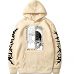 Meeste riided Anime Berserk Pullover Topid Avarad pikkade varrukatega Naiste/meeste mood kapuuts S&uuml;gis L beež