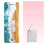 Looduslikust kummist tr&uuml;kitud sametpinnaga joogamatt &otilde;huke libisemisvastane kaasaskantav higi neelav kokkupandav p&otilde;randar&auml;tik Fitnessi pestav p&otilde;randamatt 183cmX68cmX1.5mm