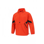 Adidas Sportlik Vabaaja Jooksutreeninguks Kootud Kapuutsiga Jakk Meeste Pealisr&otilde;ivad Punane H40214 L
