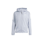 Adidas Own The Run kapuutsiga tuulejope veekindla viimistlusega Meeste jope Heleh&otilde;be IN1484 M white