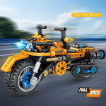 KAZI Double Vortex Laser Chariot Battle Car Mootorratta poisi ehitusplokk m&auml;nguasi