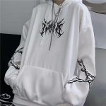 T&auml;navar&otilde;ivad Meeste Naiste Flame Print Pullover Harajuku Style Hoodie Oversized Talve dressipluus Korea Streetwear Top XXXL