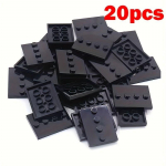 20 tk linnafiguurid 3x4 punktiga alusplaadi n&auml;idiku hoidik DIY ehitusplokid nuku alusplaadi tarvikud tellised minifiguurid, osad &uuml;hilduvad 88646 must