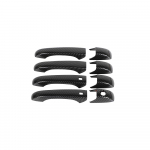 Auto sisemise uksek&auml;epideme kaunistuse raami katte kleebised Jeep Grand Cherokee 2011-2020 v&auml;listarvikutele s&uuml;sinikkiust must v&auml;rv