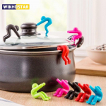 1-osaline pritsmekindel kaanet&otilde;stja supipoti k&ouml;&ouml;git&ouml;&ouml;riistadele Kaanealus Silikoonist Kuumakindel hoidik Hoidke kaas lahti Kaunistus punane