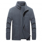 Talvine mantel pikkade varrukatega tuulekindel 3D-l&otilde;ikeline meeste soe fliisjope v&auml;lisr&otilde;ivad XL veinipunane v&auml;rv