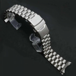 Harjatud tahkest roostevabast terasest k&auml;ev&otilde;ru SEIKO sukeldujale SKX007 SKX009 Kvaliteetne sukeldumiskellarihm 20 22mm 22mm