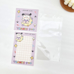 5 komplekti Korea armsate loomade peokaardi peakaart tagasi Opp kott Star 3 tolline fotokaart DIY pakkematerjal Kawaii kingituste pakend