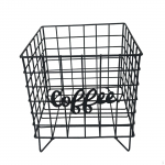 Kohvikapslihoidja kapslikorv Raudpuuride korraldaja kohvikutele valge