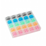 Multifunktsionaalsed v&auml;rvilised karbipoolid elektrilistele &otilde;mblusmasinatele 2518P Poolikomplekt 25