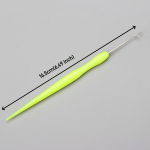 Uued DIY villased kudumisn&otilde;elad 1 tk v&auml;rviline plastikust varrekeelega parukas juuksepikendusega heegeln&otilde;el lilla