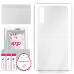 apgo Ultra Clear Protective Skin Sticker for the back compatible with Huawei Y8p, Wrap Film, Hydrogel Film, Flexible, Soft TPU with positioning layer