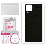 apgo Protective Skin Sticker for the back compatible with Samsung Galaxy A12, Wrap Film, Foil, Vinyl - Pattern Matrix