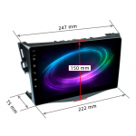 REAKOSOUND 2 Din Android 11 autoraadio multimeedia videopleier Toyota RAV4 2005-2013 GPS-navigatsioonis&uuml;steemile Carplay FM BT stereo P9-2+64 with mic