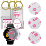 3x apgo Ultra-Clear Hybrid protective glass compatible with Mibro Watch A1, flexible nano glass, great replacement for tempered glass, scratch-resista