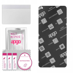 apgo MATTE Hybrid protective glass compatible with Vivo Y30i, flexible nano glass, great replacement for tempered glass, scratch-resistant, full glue
