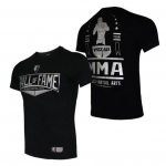 Meeste Muaythai Kickboxing MMA Segav&otilde;itluskunst Poksi T-s&auml;rk Mood Kiiresti Kuivav Hingav &Uuml;laosa Treeningriided Vabaaja O-kaelusega Lai M