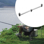 Fishing Rod Pod Buzz Bar Gear Rest Bracket Easy to Use Double Head Crossbar for Ship