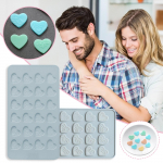 24 Heart Shaped Cake Mould Silicone Baking Shape love heart-shaped sinine