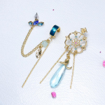 M&auml;ng Genshin Impact Scaramouche K&otilde;rvar&otilde;ngad Wanderer Kunikuzushi Cosplay Naiste Keti Ripats K&otilde;rvaklambrid Naastud Balladeer Ehted Kingitus