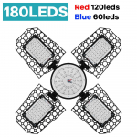200W LED T&auml;isspektriga Kasvatusvalgusti E27/E26 Deformeeritav Rohelise Taime Lisavalgusti Pirn H&uuml;droponiline Kasvatuskast Seemnete Kasvatamise Valgustus E27 E26