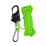 6 mm Tent Guy k&ouml;is alumiiniumsulamist iselukustuv regulaator seljakotis&otilde;iduks roheline