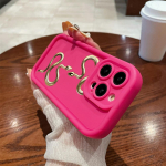 N71 Black Gold Snake Soft Angel Eyes telefoni&uuml;mbrised iPhone 15 14 12 11 Pro Max 13 mini 7 8 6S Plus XS Max XR SE p&otilde;rutuskindel kaitseraua kate for iPhone X/XS