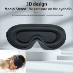 Siidist silmamask Sleeping Pehme polsterdatud varjukate Relax