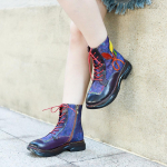 Naiste Segav&auml;rvilised Naiste Retro etnilises stiilis vabaajajalatsid Pehmed naiste lapilised jalatsid 37 lilla