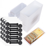 50 t&uuml;kki kook kaanega karbiga &Scaron;veitsi rullplastist hoidik, individuaalne vorstike Sna