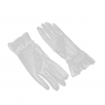 Pitsist t&auml;iss&otilde;rmega kindad Naiste kindad Mood l&uuml;hikesed t&uuml;llkindad Elastsed etikett Lootose lehek&auml;&auml;rid kindad One Size valge