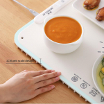 Paindlik 3D sooja toidulaud kokkupandav majapidamises kasutatav sooja toidu plaat intelligentne isolatsiooniga s&ouml;&ouml;gilaud soojendus silikoonpadi 600 * 405 * 15 mm