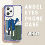 iPhone'i jaoks Samsung Huawei Honor Xiaomi Redmi OPPO Realme Vivo telefoni&uuml;mbris, v&auml;rvitud muster, pehme kummist t&auml;iskaanega kaamera kaitse disain kest Redmi Note 13 4G valge