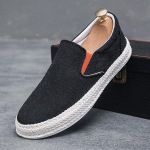 Meeste kingad Tossud Meeste Meeste vabaajajalatsid Espadrillid Tenis Luksuslikud l&otilde;uendist paadis&otilde;idujalatsid V&otilde;idus&otilde;idujalatsid Moodsad jalan&otilde;ud Mokassiinid Meeste kingad 44 must