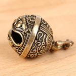 Lucky Brass Handicraft Die Casting Drop Bell Key Wind Bell Sect pronkskell 1 pcs