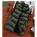 Suures suuruses mood meeste jope varrukateta vest S&uuml;gistermilised pehmed vestid vabaaja mantlid Meeste puuvillane meeste vest Meeste paks vest 8XL 8XL