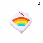 1/4 tk Mini Square kaasaskantav kastmepudel Bento alampudelimisega plastikust kastmekarbid