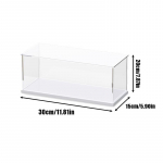1-osaline l&auml;bipaistev akr&uuml;&uuml;lekraani kast Hoiuruum Tolmukindel kaitseekraani kapp Lauaarvuti hoiuruum Kodus hoiustamine 30*15*20cm
