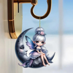 Uus lame 2D akr&uuml;&uuml;list lame lill haldjas roheline v&auml;rske t&uuml;druku multikas auto ripats koti ripats