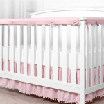 3 tk/komplekt Kokkup&otilde;rkevastane voodiv&otilde;re servakaitse beebivoodi hammustuskaitse voodipiire vasts&uuml;ndinu voodi beebi hammaste kaitse piire puuvill 3PCS/SET roosa