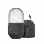 Silikoonist j&auml;&auml;rullivorm tursete v&auml;hendamiseks ja n&auml;gu t&otilde;stev ovaalse kujuga j&auml;&auml;pallid hallituse lekkekindel n&auml;omassaažirull nahahoolduseks naistele ilut&ouml;&ouml;riist lilla