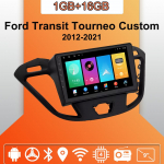 Android Carplay Autoraadio Ford Transit Tourneo Custom 2012-2021 jaoks Multimeediapleier Peak Unit Stereo GPS-navigatsioon BT WIFI 2+32GB 1+16GB