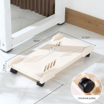 Arvutitorni alus Reguleeritav mobiilse protsessori statiiv, m&auml;nguarvuti &uuml;mbris koos 4 rattaga, enamikule lauaalusele arvutile A4