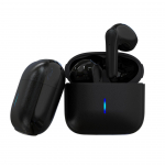 Juhtmevabad Bluetooth-k&otilde;rvaklapid pika aku kestvusega - Kaasaskantavad selge heliga poolpeakomplekt. H20-POR must